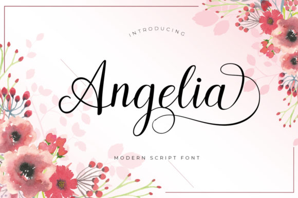 Angelia Script: A Modern Font for Elegant Designs