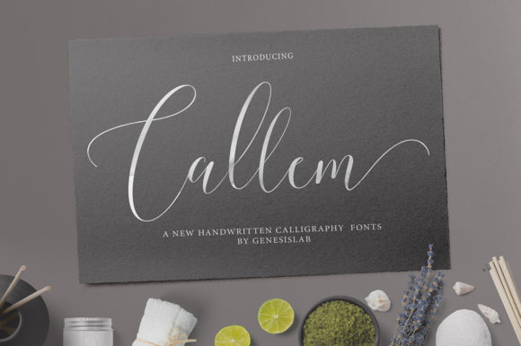 Callem Script: A Natural Calligraphy Font for Modern Design