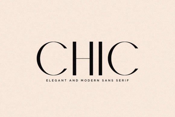 Chic: An Elegant Sans Serif for Modern Design