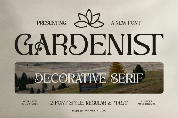 Gardenist: Bridging the Gap Between Classic Typography and Contemporary Design