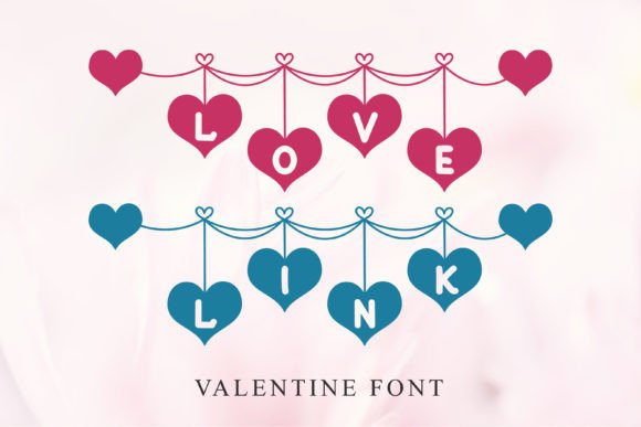 Love Link: A Detailed Look at This Valentine's-Inspired Font for Your Design Projects