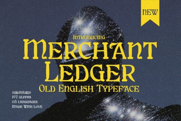 Merchant Ledger: Harnessing the Power of Dark Aesthetic Typography
