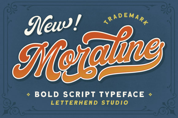 Moraline: Bold Retro Handwriting for Modern Designs