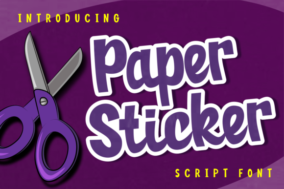 Paper Sticker: The Handcrafted Font That Brings Personality to Any Project