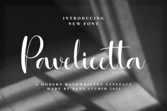 Pavelicetta: The Elegant Script Font for Modern Creatives