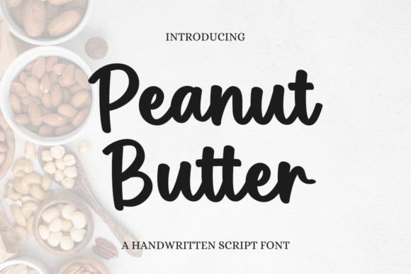 Peanut Butter: The Handwritten Font That Adds Elegance to Any Design