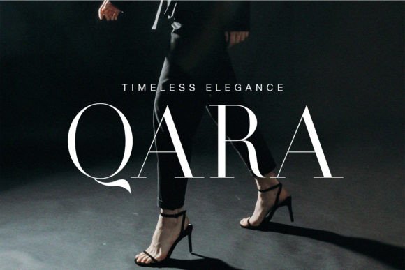 Qara: The Elegant Font for Luxury Design Projects