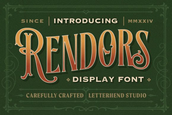 Ronders Typeface: Bridging Vintage Charm and Modern Branding Needs