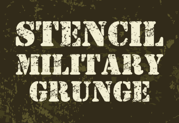 Stencil Military Grunge: Redefining Authenticity in Modern Typography