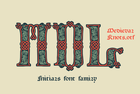 The Art of the Ancient Page: Mastering the Medieval Knots Font