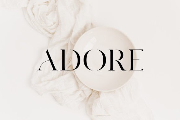 The Enduring Allure of Adore: How a Serif Typeface Shapes Modern Brand Identity